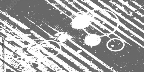 Abstract a minimalist, textural artwork featuring intersecting lines, circles, and inkblots on a subtly textured ground, this abstract artwork.