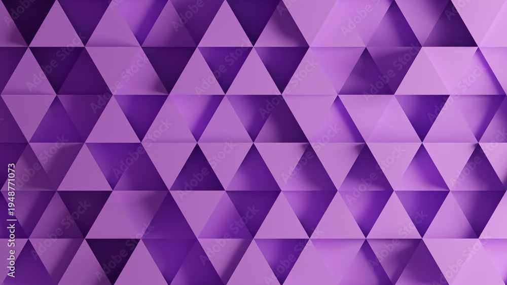 Obraz premium Purple triangles form a modern, abstract pattern