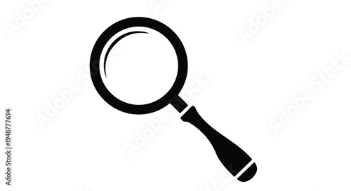Magnifying Glass Icon - Symbol of Discovery, Research, and Detailed Examination