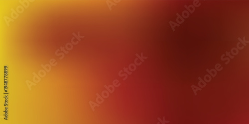 Soft abstract warm gradient background featuring blended orange, red and yellow tones with a smooth blurred texture and glowing light effect,