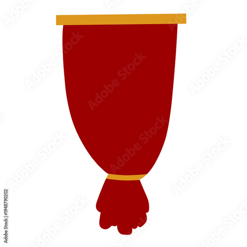 Red Curtain vector