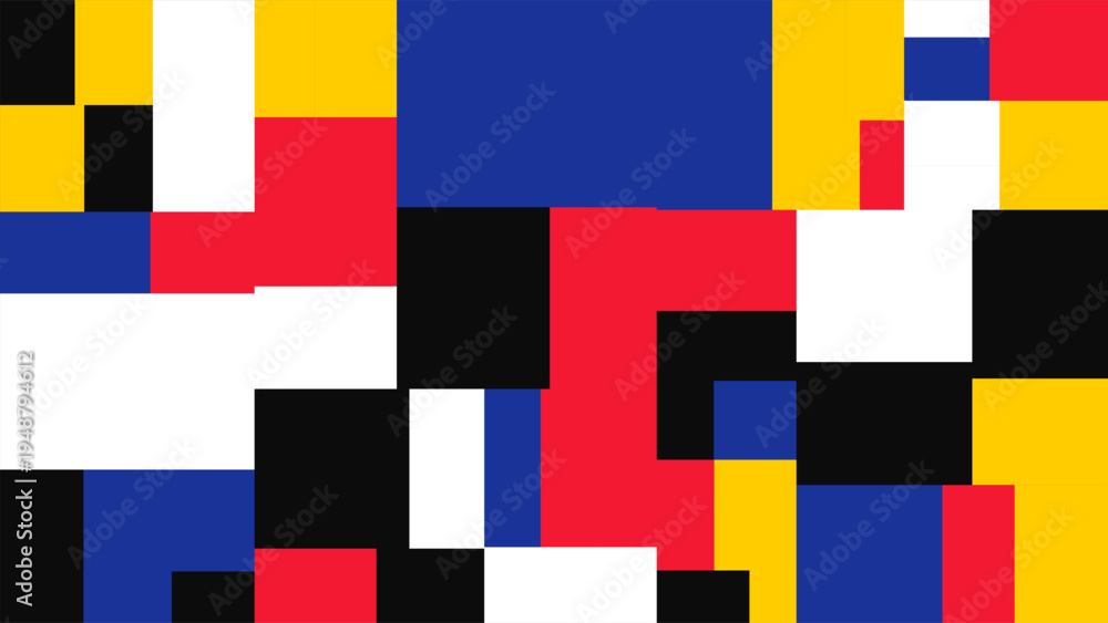 Fototapeta premium Abstract colorful mosaic geometric vector background