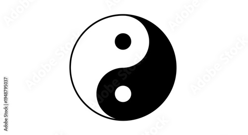 Yin Yang Symbol: Harmony, Balance, Duality, Taoism, Philosophy, Black and White