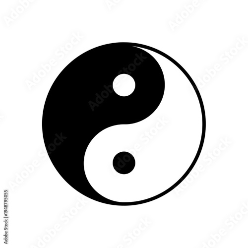 Yin Yang Symbol: Balance, Harmony, Duality, Taoism, Philosophy, Black and White