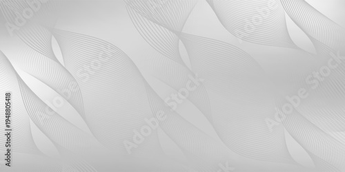 Silver foil background with metal mirror texture. Chrome gradient surface with light gloss simple abstract