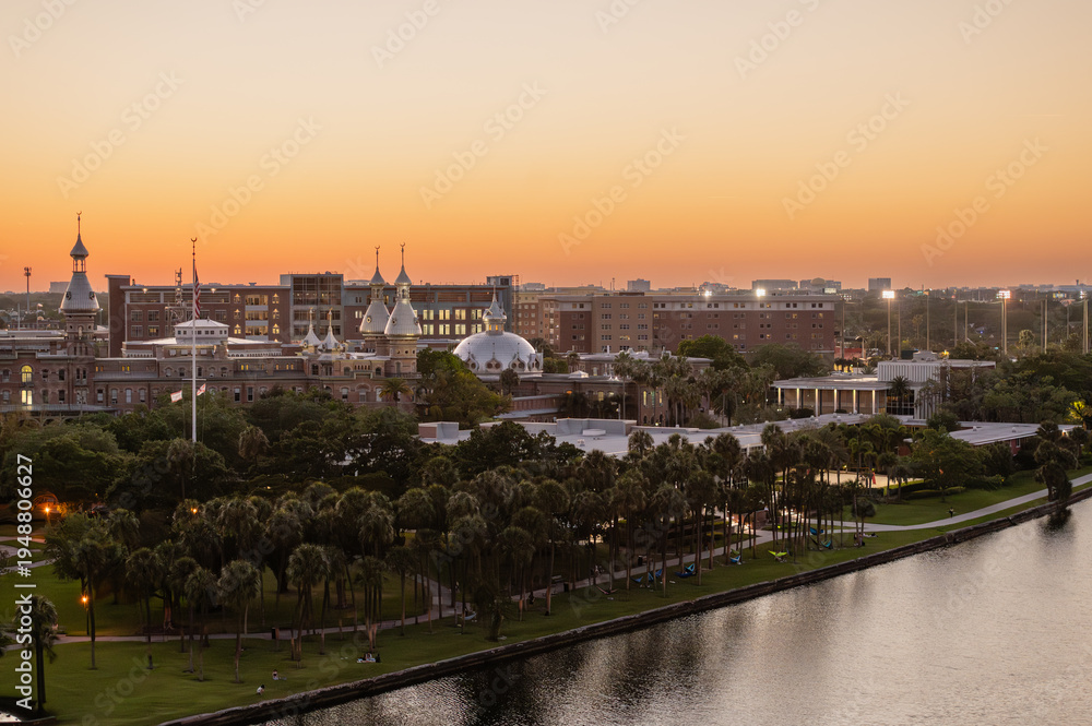 custom made wallpaper toronto digitalThe historic minarets of Plant Hall at the University of Tampa a