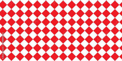 Red white tablecloth pattern lines. Gingham seamless pattern. Christmas backgroound. Strokes texture for textile shirt plaid, tablecloth, cloth, blanket, paper, makeup. Checkered print.