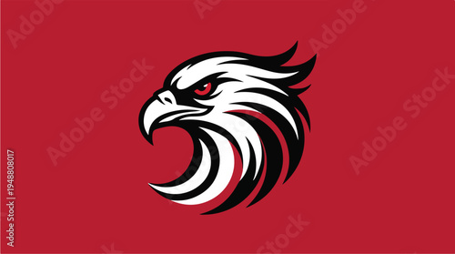 Eagle Head Logo Side View.