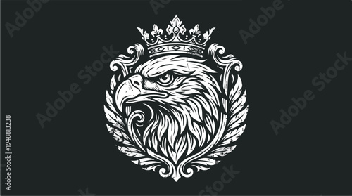 Eagle Head with Crown Emblem.