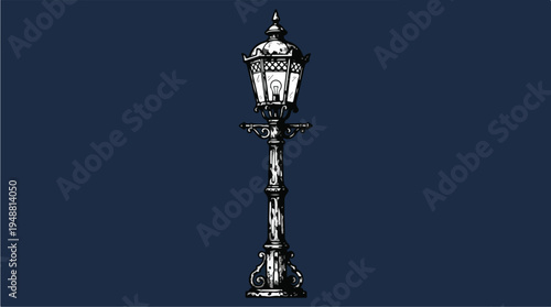 Vintage Street Lamp Post Light.