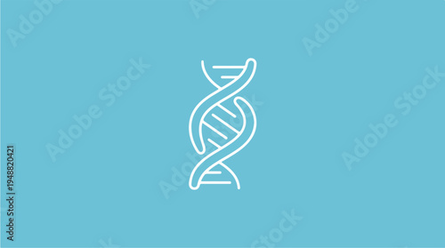 DNA Double Helix Structure Symbol 1.