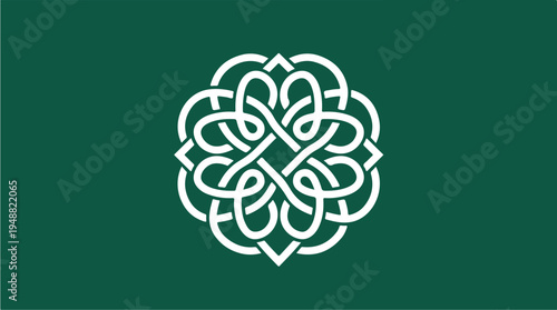 Celtic Knot Design Element.