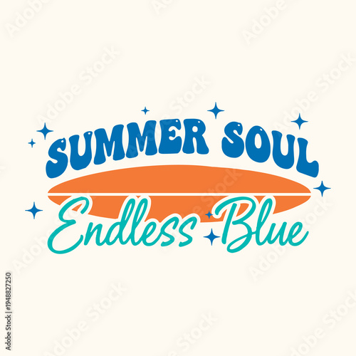 Summer Soul Endless Blue Design