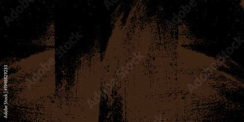 Dark Brown Abstract Grunge Texture Background with Gritty Weathered Surface