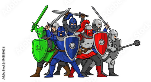 Medieval Knights Battle Group