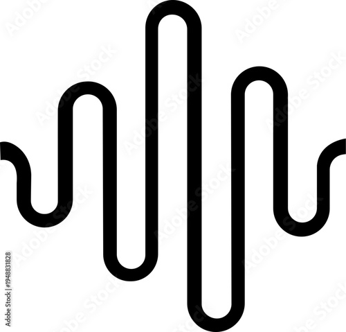 Audio wave icon set. Sound, waves, radio, soundwave, music, audio signal, equalizer, acoustic. Radio wave symbol collection - stock vector. isolated on transparent background