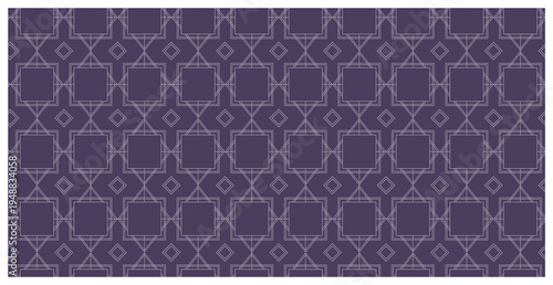 Geometric pattern with white lines on dark purple background transparent background