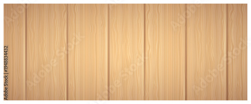 Slika na platnu light brown wooden wall with vertical planks and grain texture transparent backg