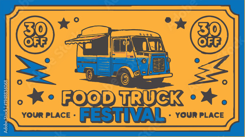 Food Truck Festival 30 Percent Off Discount Coupon