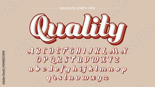 A high-quality typography graphic style showcasing the alphabet in a visually appealing way