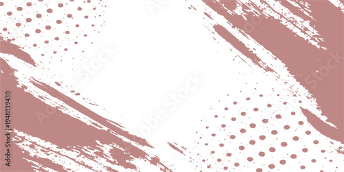 Abstract a unique artistic composition showcases an expressive backdrop through a delicate blend of brushstrokes and dots. 