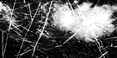 Abstract a monochrome textured overlay showcasing intricate scratches and marks, evoking a sense of wear and the passage of time.