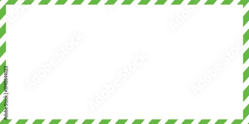 Candy cane frames on white background. Christmas and New Year candy frame. Holiday  border. flat style. Vector Illustration .EPS 10 .