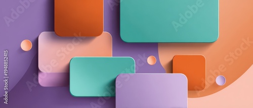 Colorful Geometric Shapes Background silhouette vector illustration eps