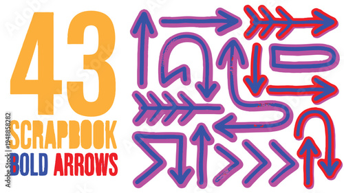 Bold Arrows Collection for Creative Projects and Design Elements