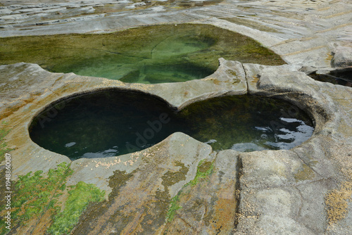 Figure 8 rock pool at the Royal National Park NSW AUS 2