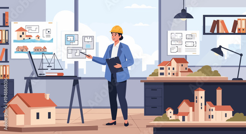 Architect in Design Studio.