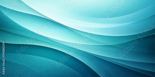 A futuristic blue wave background features a digital motion pattern with light curves and abstract vector lines for a high-tech business wallpaper design