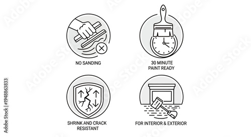 Hygiene and Safety Icons Demonstrating Handwashing and Precautions.