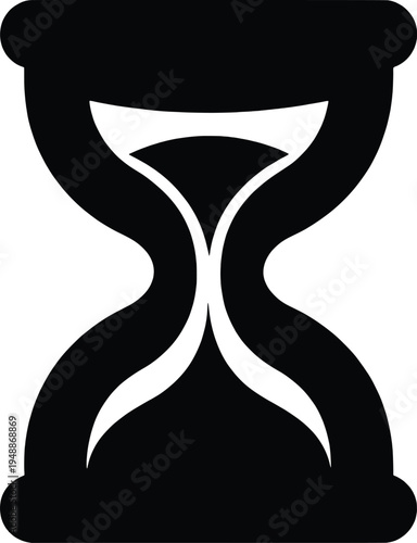 hourglass icon vector illustration flat design