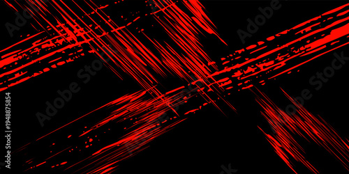 black red dragon decal brush fire volcano lava sakura Asia Japan anime style illustration sporty background banner style vector illustration and modern.