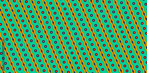 Bright background with colorful abstract pattern