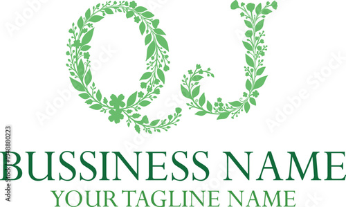 QJ Q qj initial logo | initial based abstract modern minimal creative logo, vector template image. luxury logotype logo, real estate homie logo. typography logo. initials logo