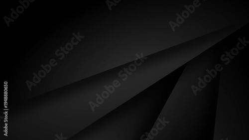 Dark abstract background with overlapping triangles creating shadow effect