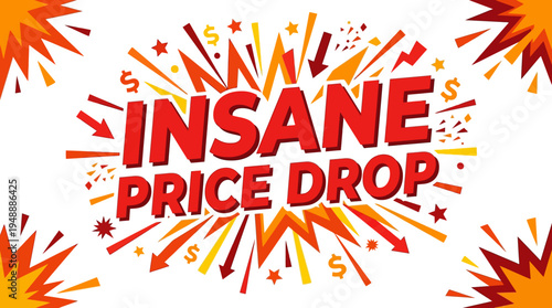 Insane Price Drop Sale Banner