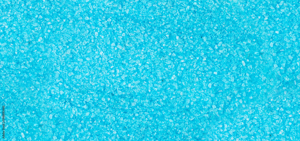 Obraz premium Blue sodium crystals, cupric sulfate or copper sulfate, swimming pool algicide, pentahydrate