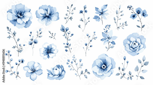 Graceful floral design with pastel blooms and delicate artistic details