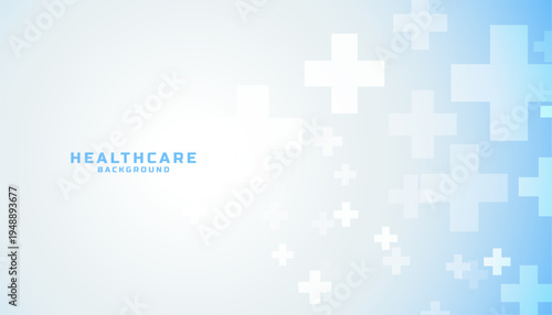 healthcare and service blue background for medicine research