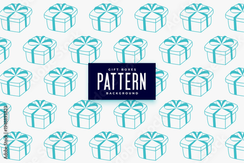 decorative giftbox pattern background for printable cover design