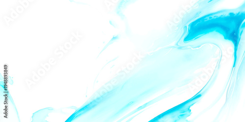 Vector Abstract fluid art blue azure design and liquid flowing shape and modern creative style and elegant artistic and vibrant aqua texture.