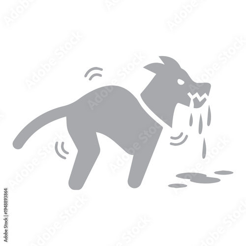 Pet Vomiting Sickness Symbol
