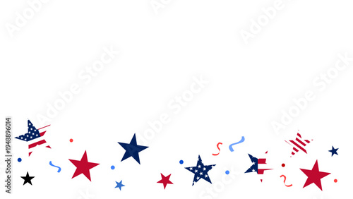 Wide Horizontal Bottom Boarder for 250th USA Anniversary. 