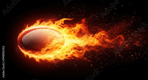 A planet engulfed in flames during a cataclysmic event