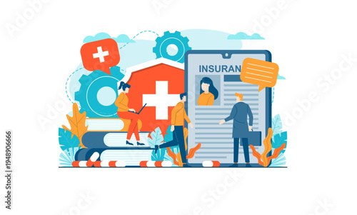 Digital Health Insurance Service: Online Application, Medical Support, and Agent Consultation