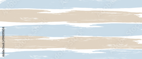 Stripes pattern, summer blue striped seamless vector background, navy brush strokes. pastel grunge stripes, watercolor paintbrush line