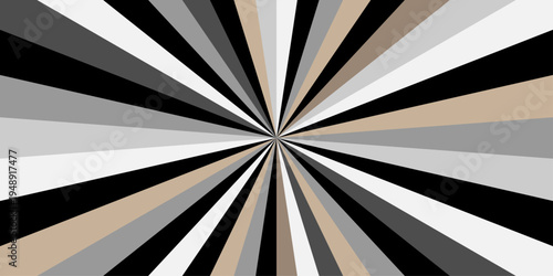 Minimal sunrise radiate striped wave geometric circus light Colorful sun rays sunburst pattern background. Sunburst background vector illustration pattern beam rays.